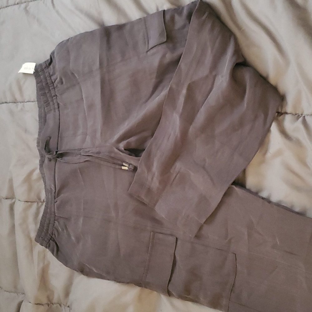 Gray Cargo Pants